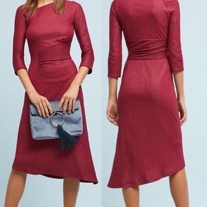 HP🎉Anthropologie Akemi and Kin red knit dress